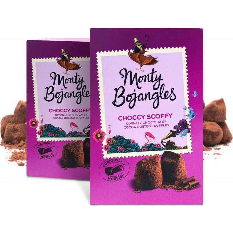 Monty Bojangles Choccy Scoffy Cocoa Dusted Truffles, Currently priced at £12